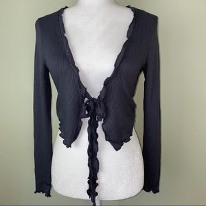 NWOT Urban Outfitters Ribbed Long Sleeve Top